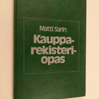 Matti Sarin : Kaupparekisteriopas - pikkukuva 1
