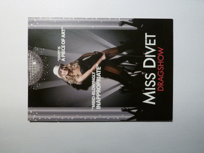 MISS DIVET DRAGSHOW Fanikortti.