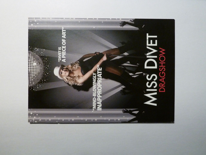 MISS DIVET DRAGSHOW Fanikortti.