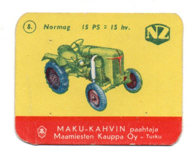 MAKU_KAHVILAPPU. n:o 8NORMAG 1§5PS=15 hv.
