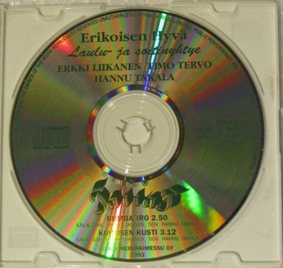 Erikoisen Hyvä • Rumba 'Iro / Kuitusen Kusti CDS