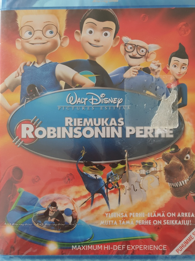 RIEMUKAS ROBINSONIN PERHE  BLU-RAY  SUOMIPUHE UUSI