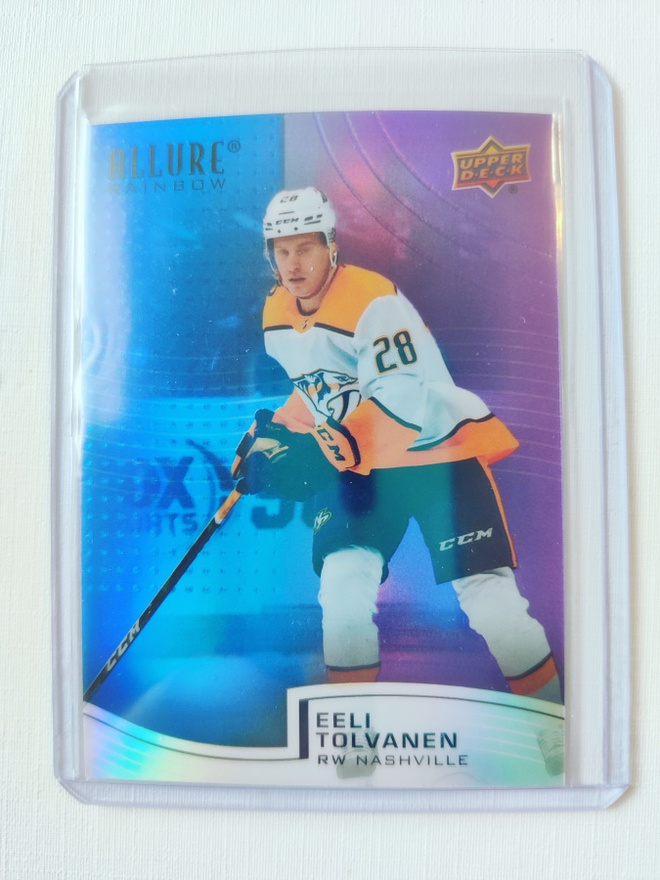 Eeli Tolvanen - 21-22 UD Allure Rainbow Blue/Purple /199