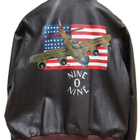 Gibson & Barnes A-2 lentäjän ruskea nahkatakki 46R B-17 USAF - pikkukuva 4