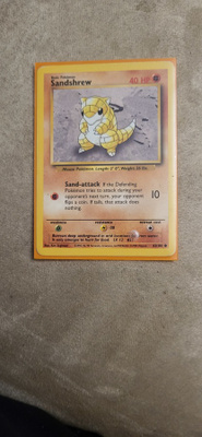 Sandshrew - Base set 1 (BS1) card