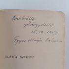 Tyyne Maija Salminen : Elämä jatkuu (signeerattu, tekijän... - pikkukuva 2