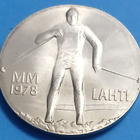 Hopeinen juihlaraha 25 mk vuodelta 1978, Lahti MM. - pikkukuva 2