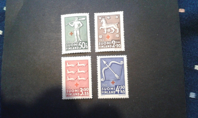 1943 pr maakuntien vaakunoita sarja**