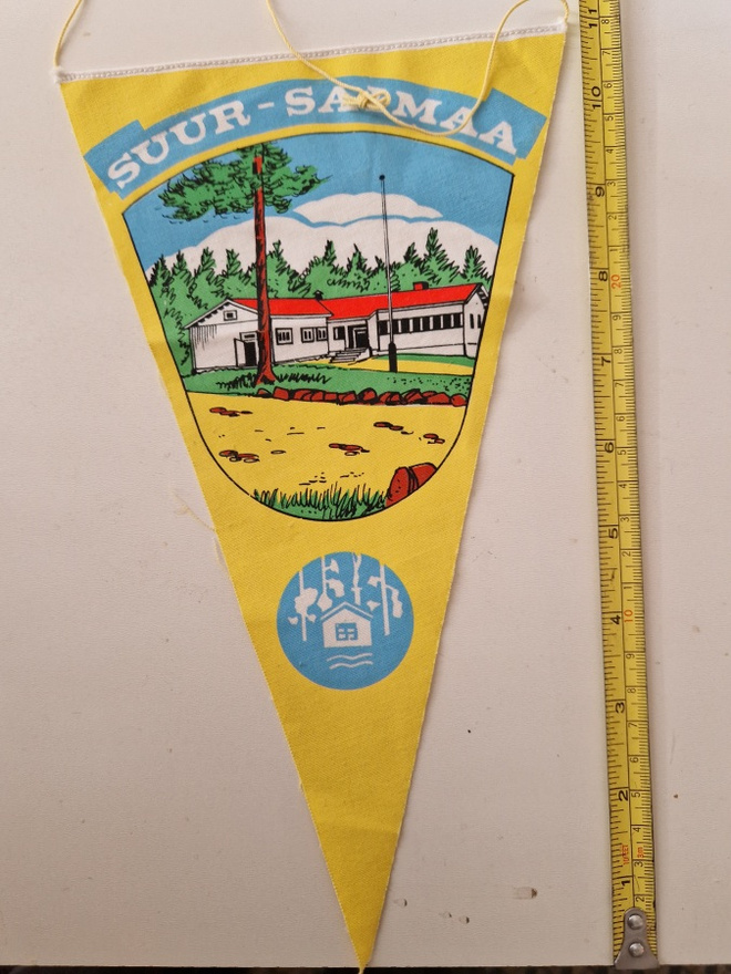 Suur- Saimaa vintage iso matkailuviiri
