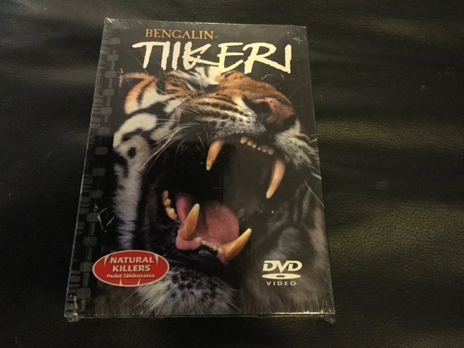 BENGALINTIIKERI - NATURAL KILLERS. UUSI!   DVD.