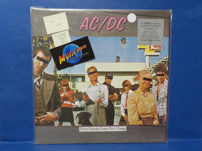 AC/DC - DIRTY DEEDS DONE DIRT CHEAP M-/M- 2003 PRESS 180G LP