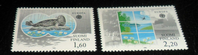 LAPE 982 JA 983 ** EUROOPA-MERKIT. POSTITUOREENA .2 KPL