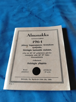 huuda syntymävuotesi almanakka 1964