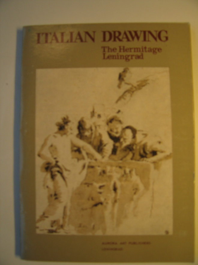 Italian drawing Hermitage Leningrad - postikortti sarja