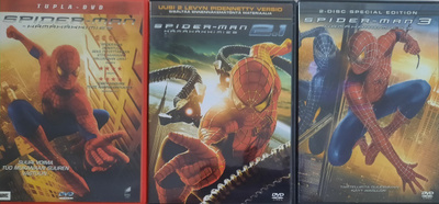 Spider-Man Hämähäkkimies 1, 2.1 ja 3