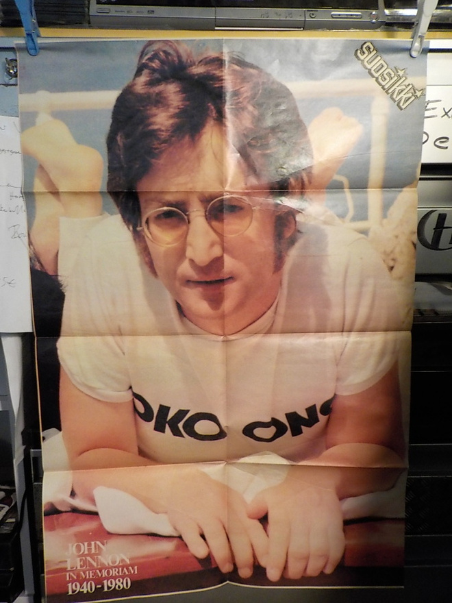 JOHN LENNON [ BEATLES ] VANHA SUOSIKKI JULISTE
