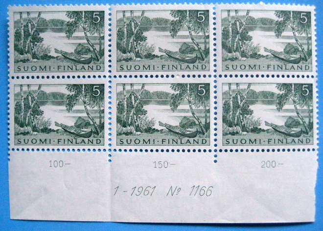 Kuusilo Järvimaisema 1.1961 No:1166 (hyl)