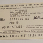 Beatles Jenkki- purkkakortti Hellas - pikkukuva 2