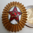 VANHA CCCP Kokardi Upseeri 1950-l Messinkiä - pikkukuva 1