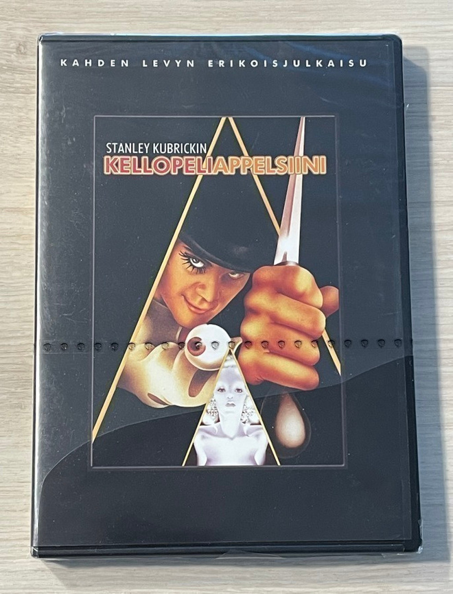 Stanley Kubrick: Kellopeliappelsiini (1971) 2DVD (UUSI)