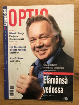 Kauppalehti Optio 11 / 2003 Kari Tapio kansikuvajuttu