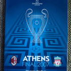UEFA CHAMPIONS LEAGUE FINAL ATHENS 2007 PROGRAMME - pikkukuva 1