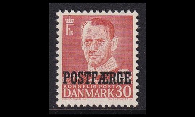 Tanska PF_36 * Frederik IX 30 öre punainen (1955)
