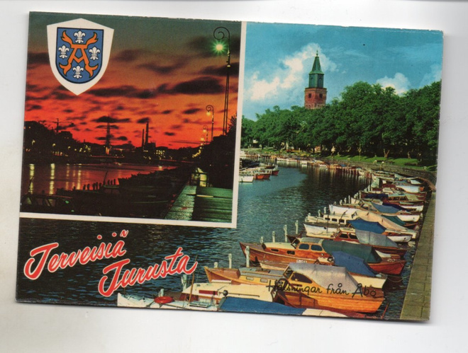 Turku: Aurajokea ym. (Vaakuna)