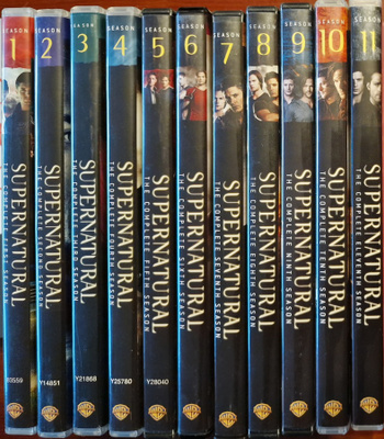 SUPERNATURAL kaudet 1 - 11 - DVD boxit