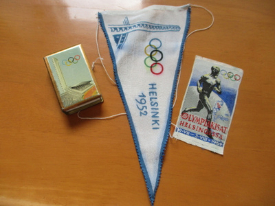 1952 Olympiamuistot 3 kpl Helsinki 1952