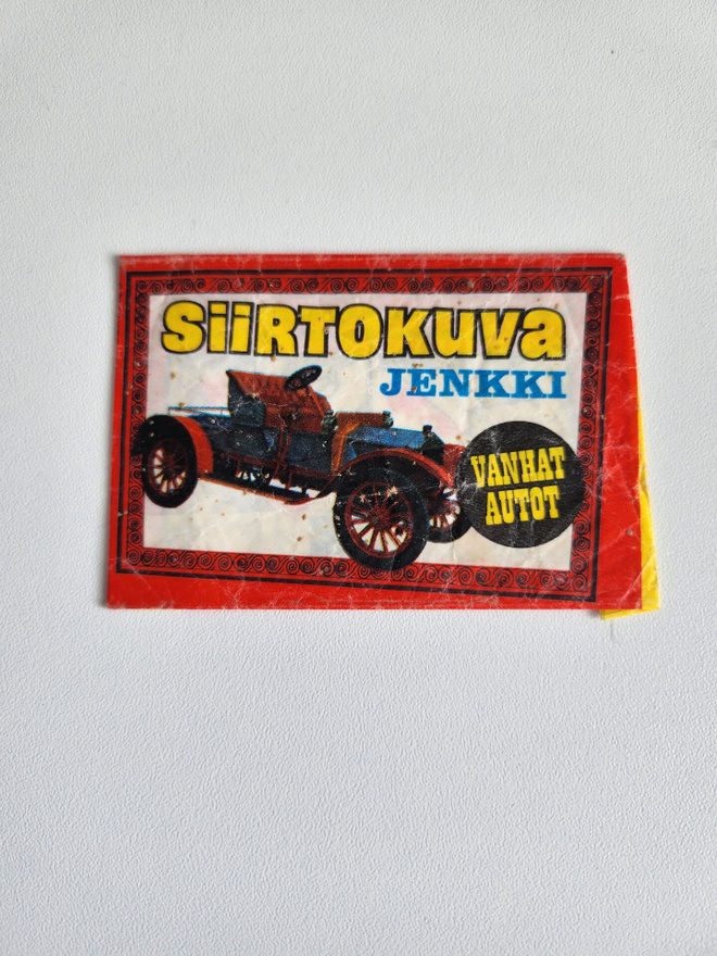 Purkkakääre Siirtokuva autot	Jenkki	17561