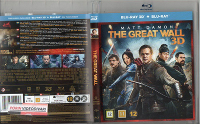 Great Wall	(85 821)	k	-FI-	BLU-RAY		(2)	matt damon	2016	3d /