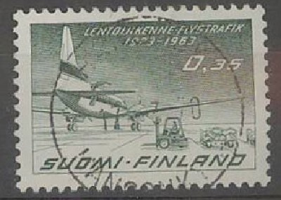 1963 lentoliikenne 35p lähes loisto