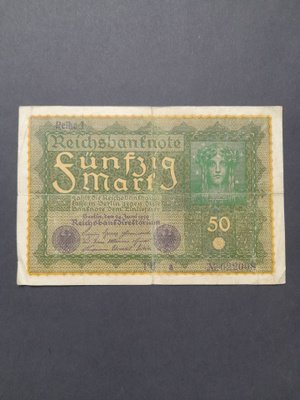 Saksa 50 MARK 1919