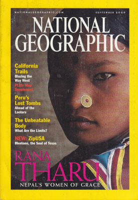 National Geographic vol.198 No.3 poster California Trails