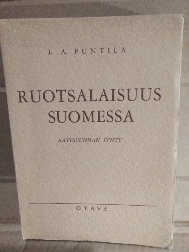 L. A. Puntila: Ruotsalaisuus Suomessa