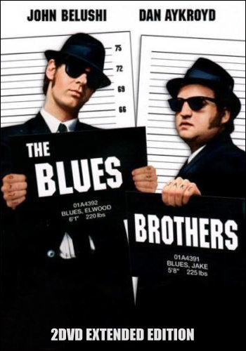 Blues Brothers 1980 pidennetty versio 2DVD, Belushi, Aykroyd