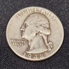 USA Hopea Washington quarter 1948 - pikkukuva 1