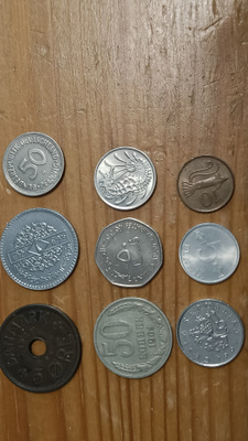 Ulkomaalaisia kolikoita