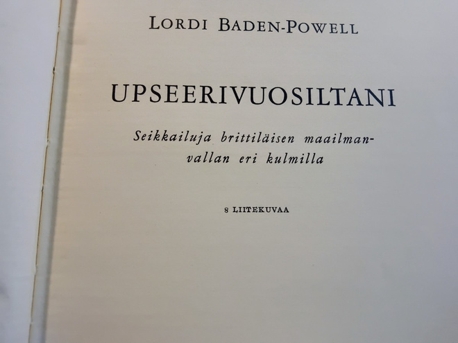 Upseerivuosiltani - Lordi Baden-Powell 1.p (sid.)