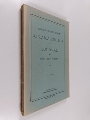 Suomalais-ugrilaisen seuran aikakauskirja - journal de la...
