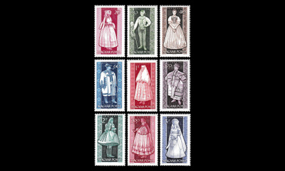 Unkari 1954-62 ** Kansallispukuja (1963)