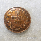 10 penniä 1900 kulkematon patinoinin alkua, kl 9 - pikkukuva 1