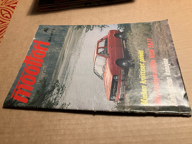 MOOTTORI LEHTI 8/1977 HYVÄ