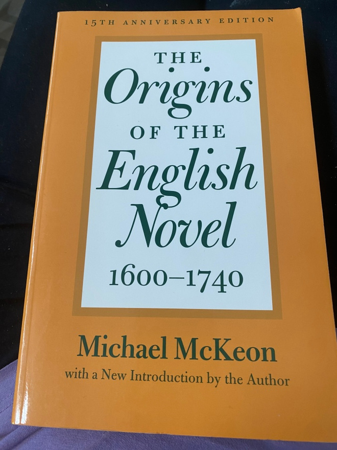 The Origins of the English Novel 1600-1740