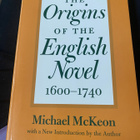 The Origins of the English Novel 1600-1740 - pikkukuva 1