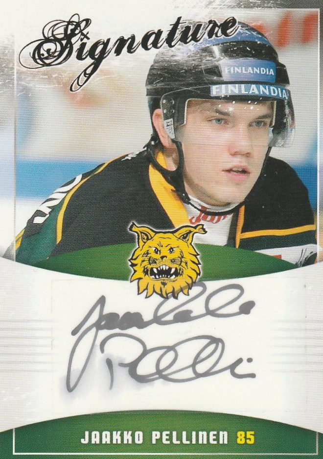 2010/11 Cardset Signature Jaakko Pellinen , Ilves