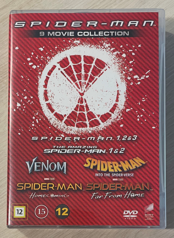 Hämähäkkimies (Spider-Man) -kokoelma (2002-2019) 9DVD