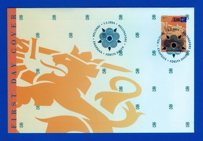 FDC – Suomen Leijona  1.3.2004  Lape 1691