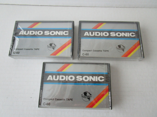 Audio Sonic c- 60 kasettinauha, uusi